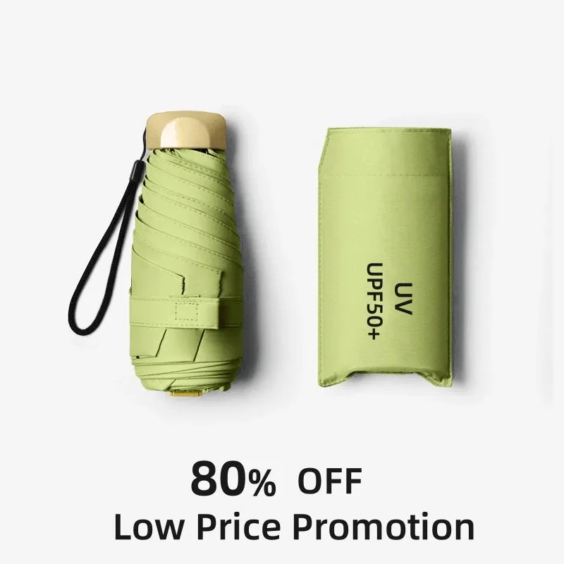 ☀️ 80% OFF! Ultra-Compact Mini Sun Umbrella – Pocket-Sized UV Protection & Rainproof Parasol! ☔✨