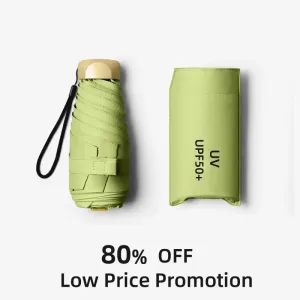 ☀️ 80% OFF! Ultra-Compact Mini Sun Umbrella – Pocket-Sized UV Protection & Rainproof Parasol! ☔✨