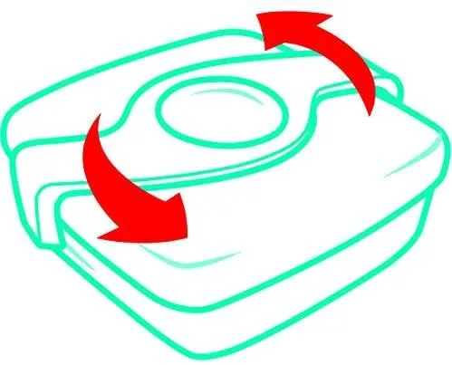 ■ Maped - Picnik Concept - Twist Snack Box - Turquoise