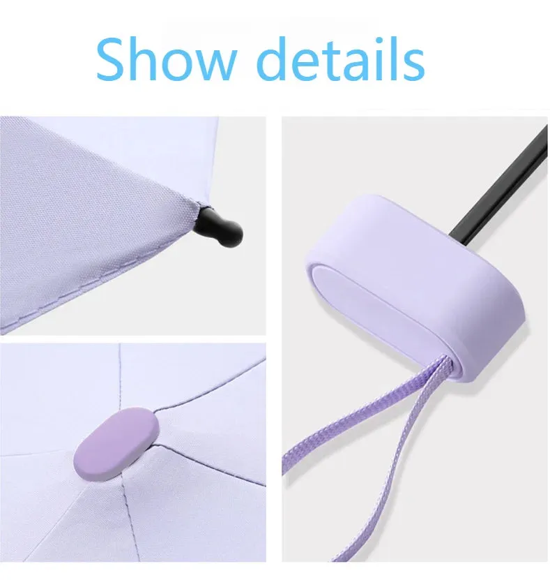 ☀️☔ Mini Capsule Umbrella – Ultra-Portable, Rainproof & Sun Protective for Travel & Everyday Use! 🌦️✨