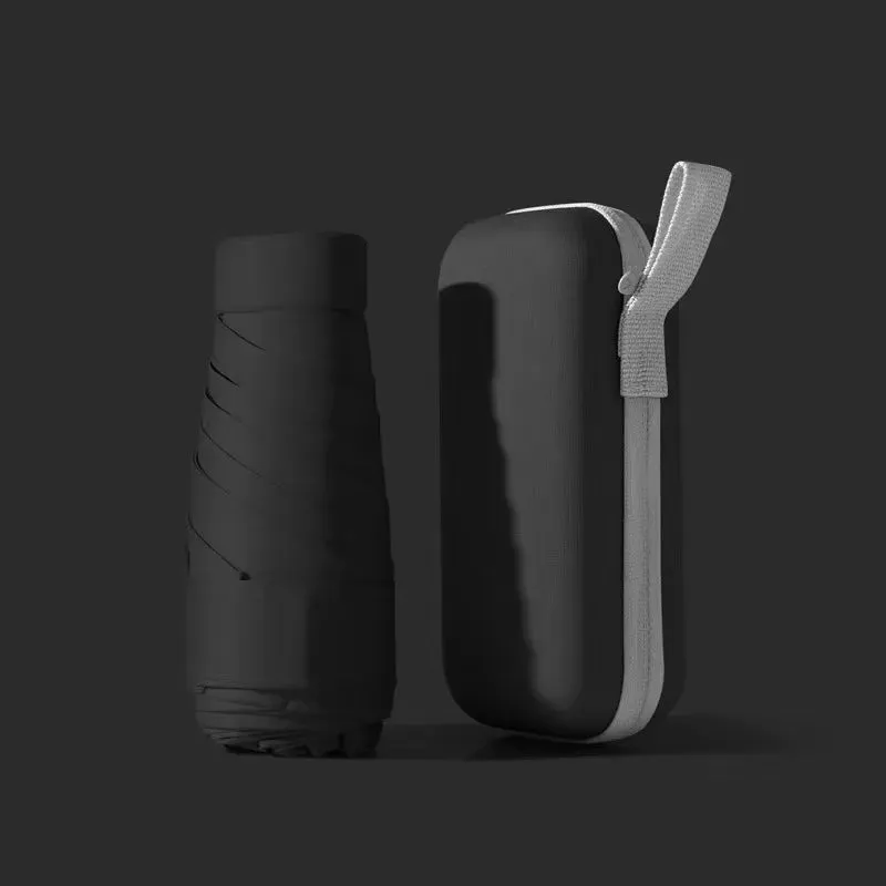 ☀️☔ Mini Capsule Umbrella – Ultra-Portable, Rainproof & Sun Protective for Travel & Everyday Use! 🌦️✨