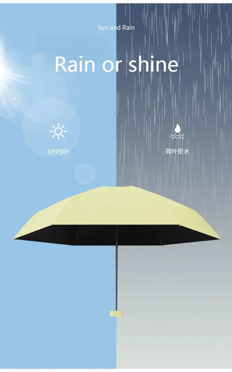☀️☔ Mini Capsule Umbrella – Ultra-Portable, Rainproof & Sun Protective for Travel & Everyday Use! 🌦️✨