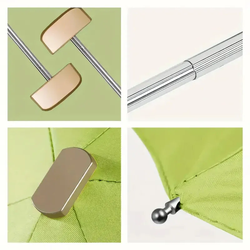 ☀️☔ Mini Pocket Folding Umbrella – Ultra-Light, UV Protective & Waterproof for Travel & Everyday Use! 🌦️✨
