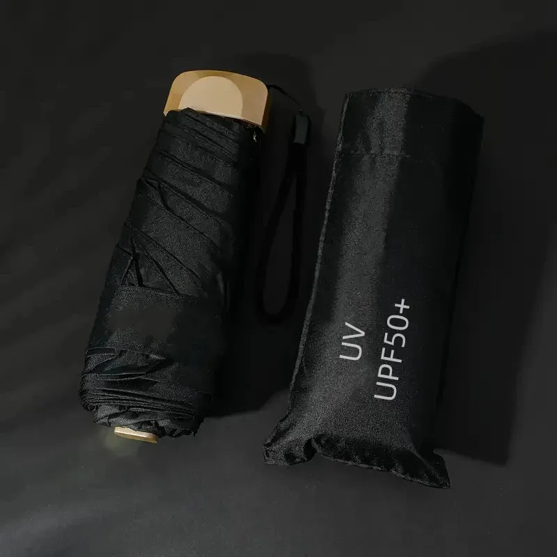 ☀️☔ Mini Pocket Folding Umbrella – Ultra-Light, UV Protective & Waterproof for Travel & Everyday Use! 🌦️✨