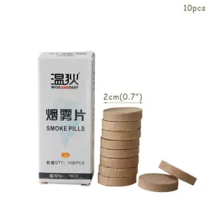10pcs White Smoke Pills Halloween Decoration photography Prop background Fog