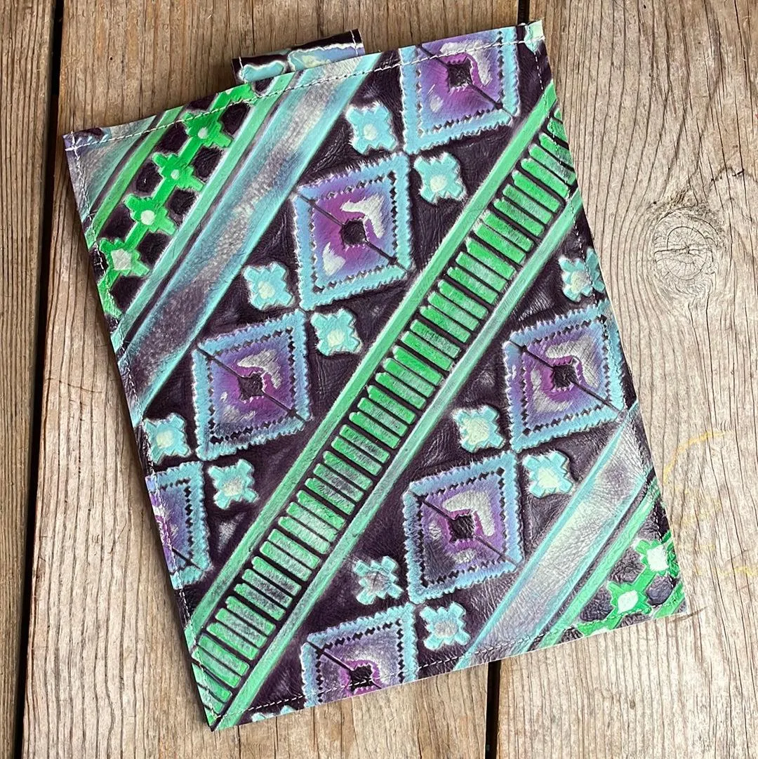 13'' Tablet Sleeve - Hot Pink Leopard w/ 90's Party