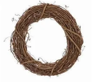 14" Round Grapevine Wreaths (limit 5 per order in any combination)