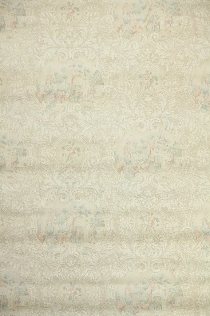 1940s Scenic Vintage Wallpaper