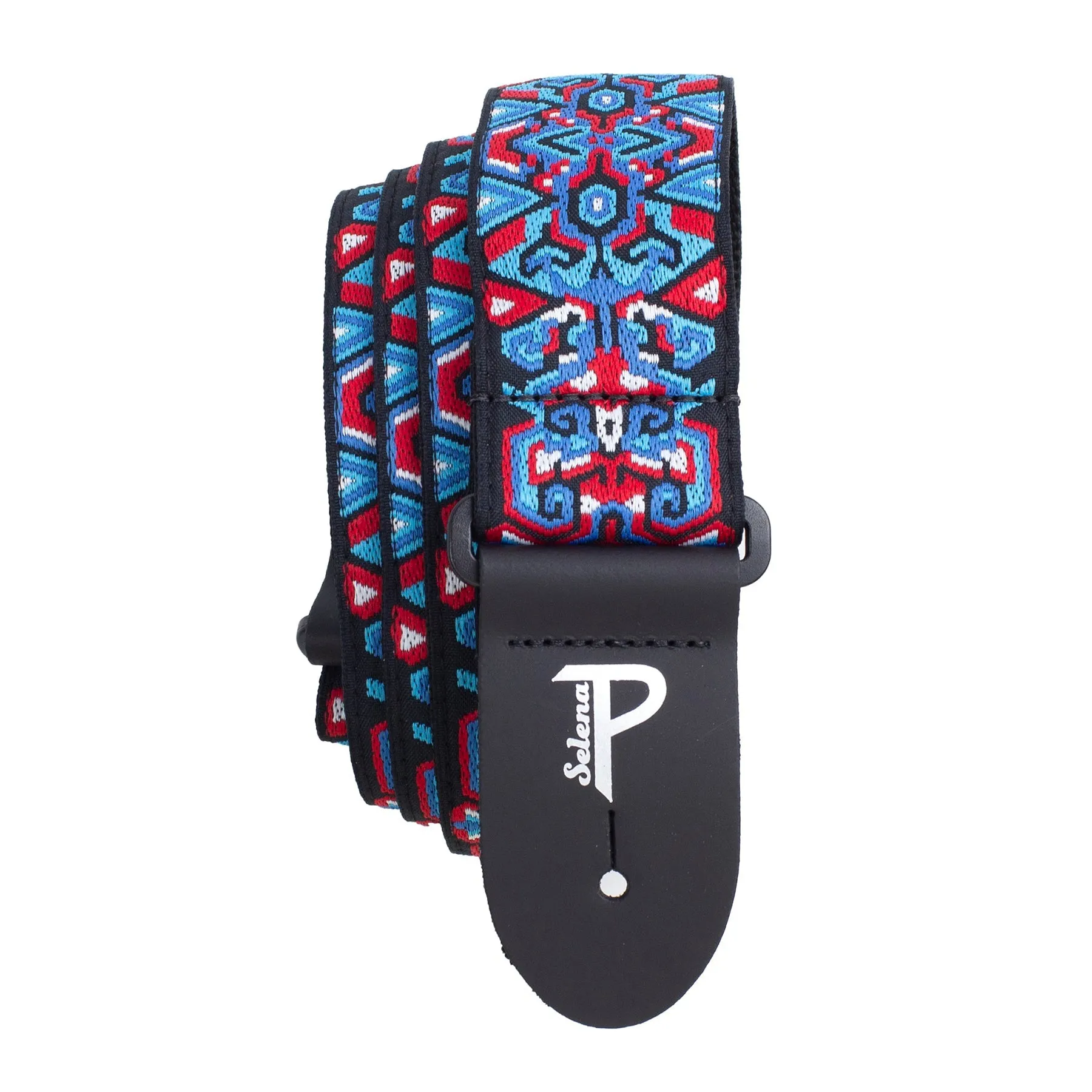 2″ TWS-7650 HOPE COLLECTION BANDERA FIRE AND ICE JACQUARD GUITAR STRAP