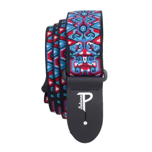 2″ TWS-7650 HOPE COLLECTION BANDERA FIRE AND ICE JACQUARD GUITAR STRAP