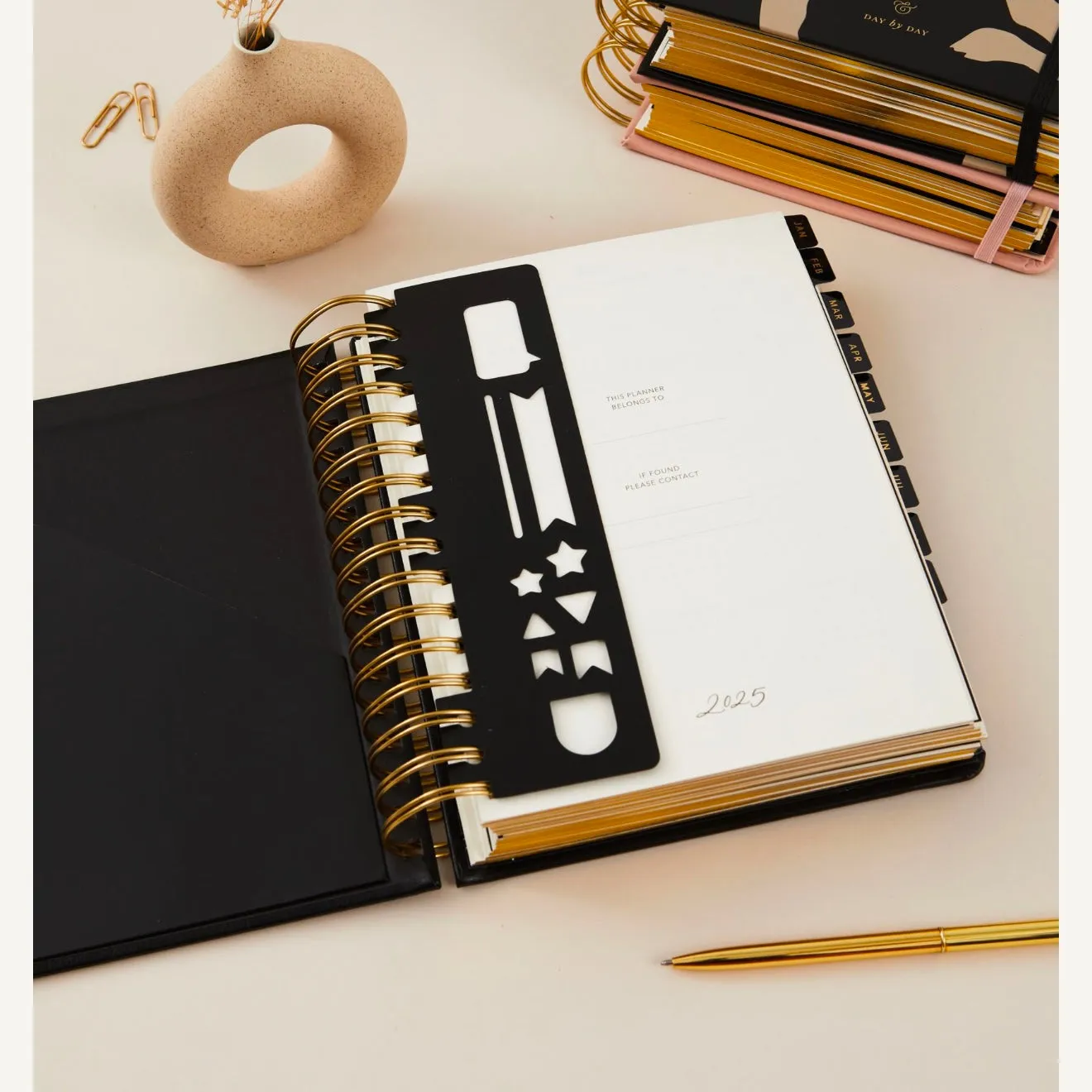 2025 Daily Planner - Black - LAST ONE