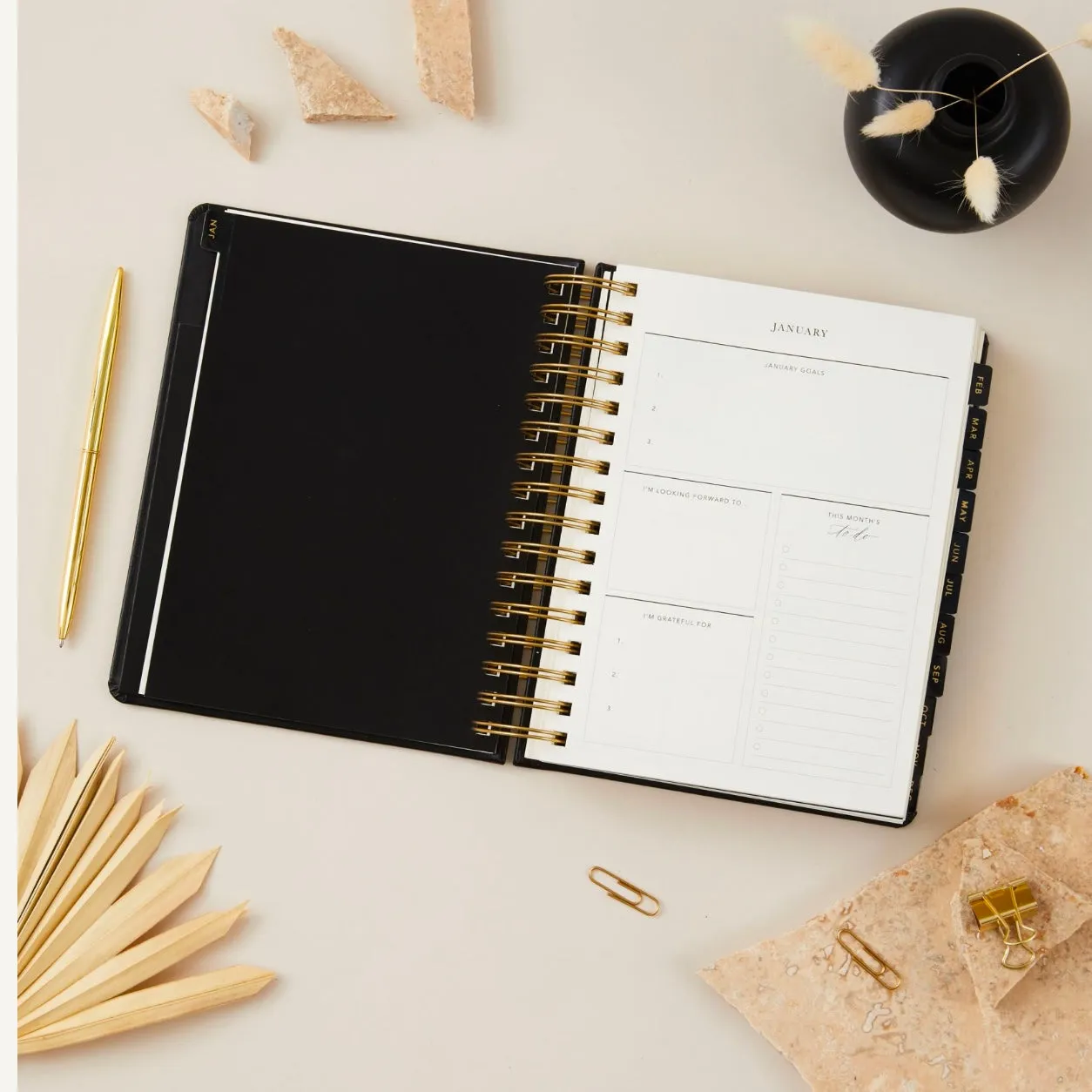 2025 Daily Planner - Black - LAST ONE