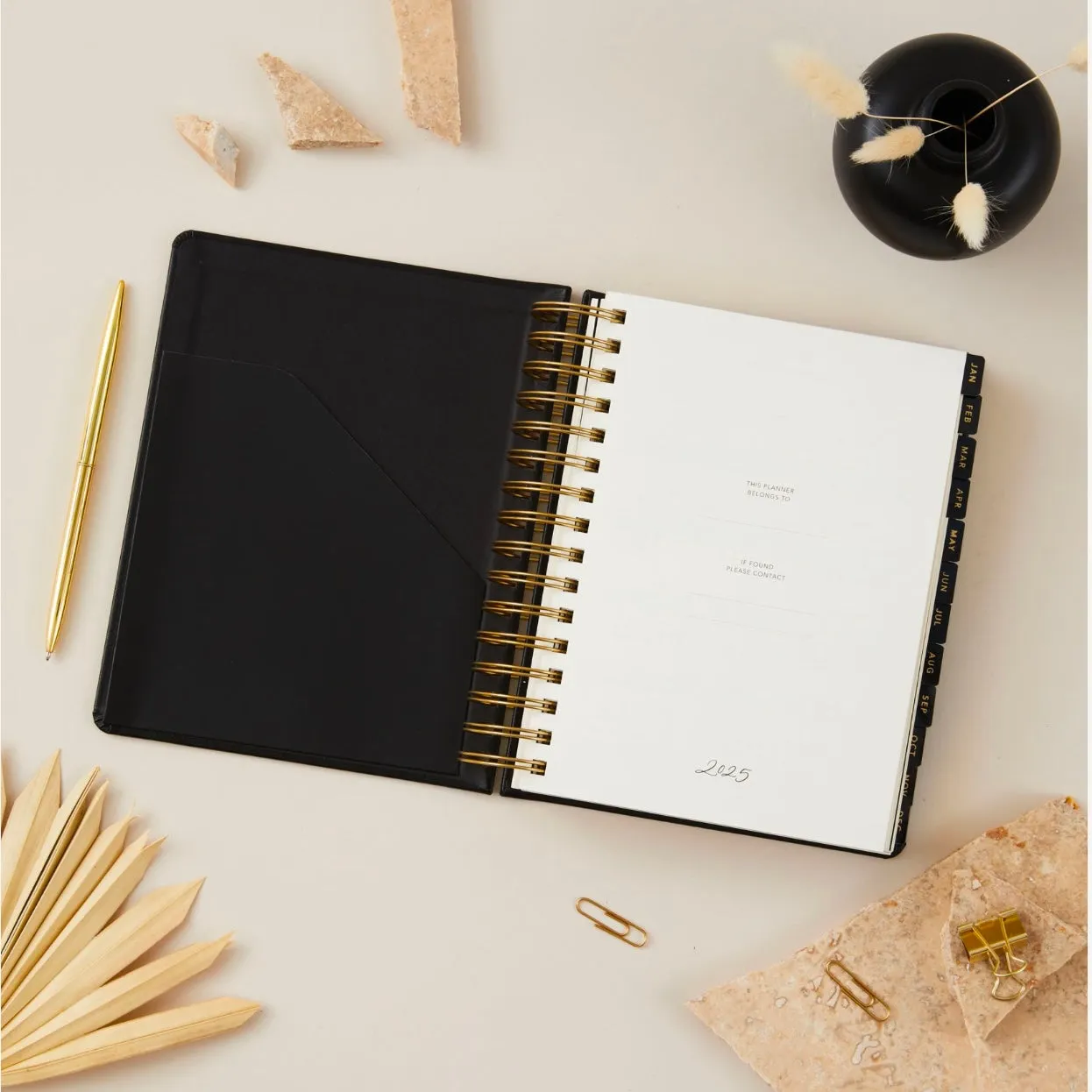 2025 Daily Planner - Black - LAST ONE
