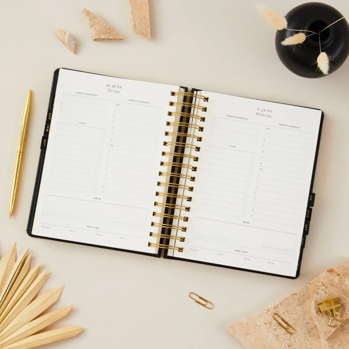 2025 Daily Planner - Black - LAST ONE