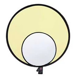 22" Collapsible Reflector - Soft Gold / White