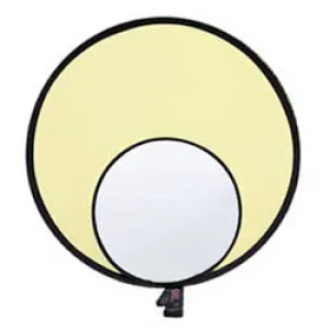 22" Collapsible Reflector - Soft Gold / White