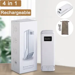 4-in-1 Rechargeable Mini Bag Sealer
