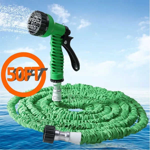 50 Ft. Expandable Magic Garden Hose With Nozzle