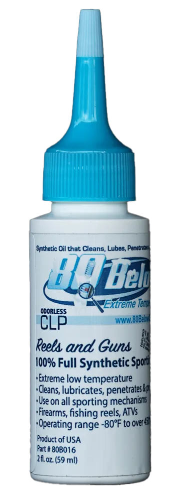 80 Below Needle Tip Bottle 2 oz. | Extreme Temperature Sporting Oil Synthetic