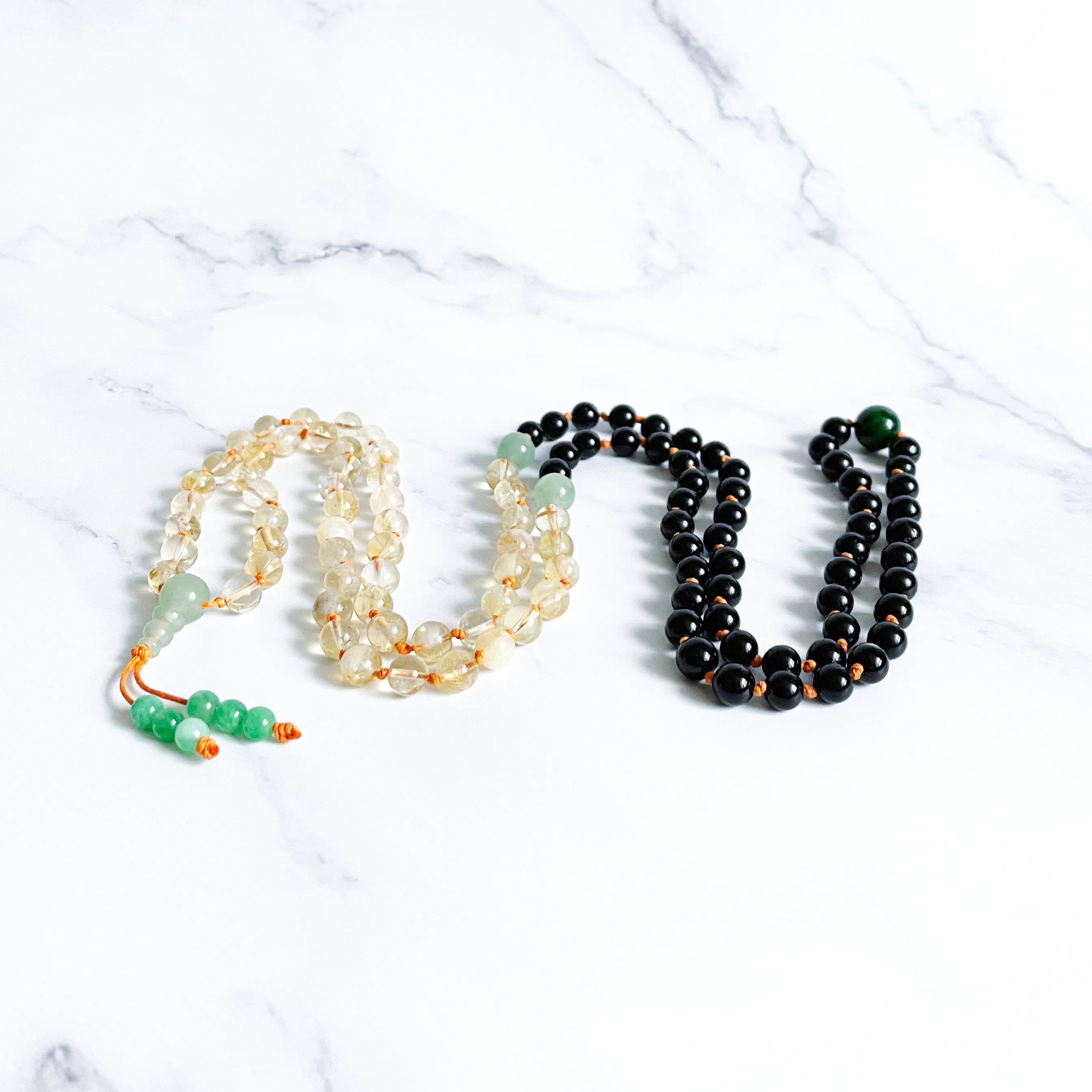 Adjustable 108 Mala Beads - Prosperity