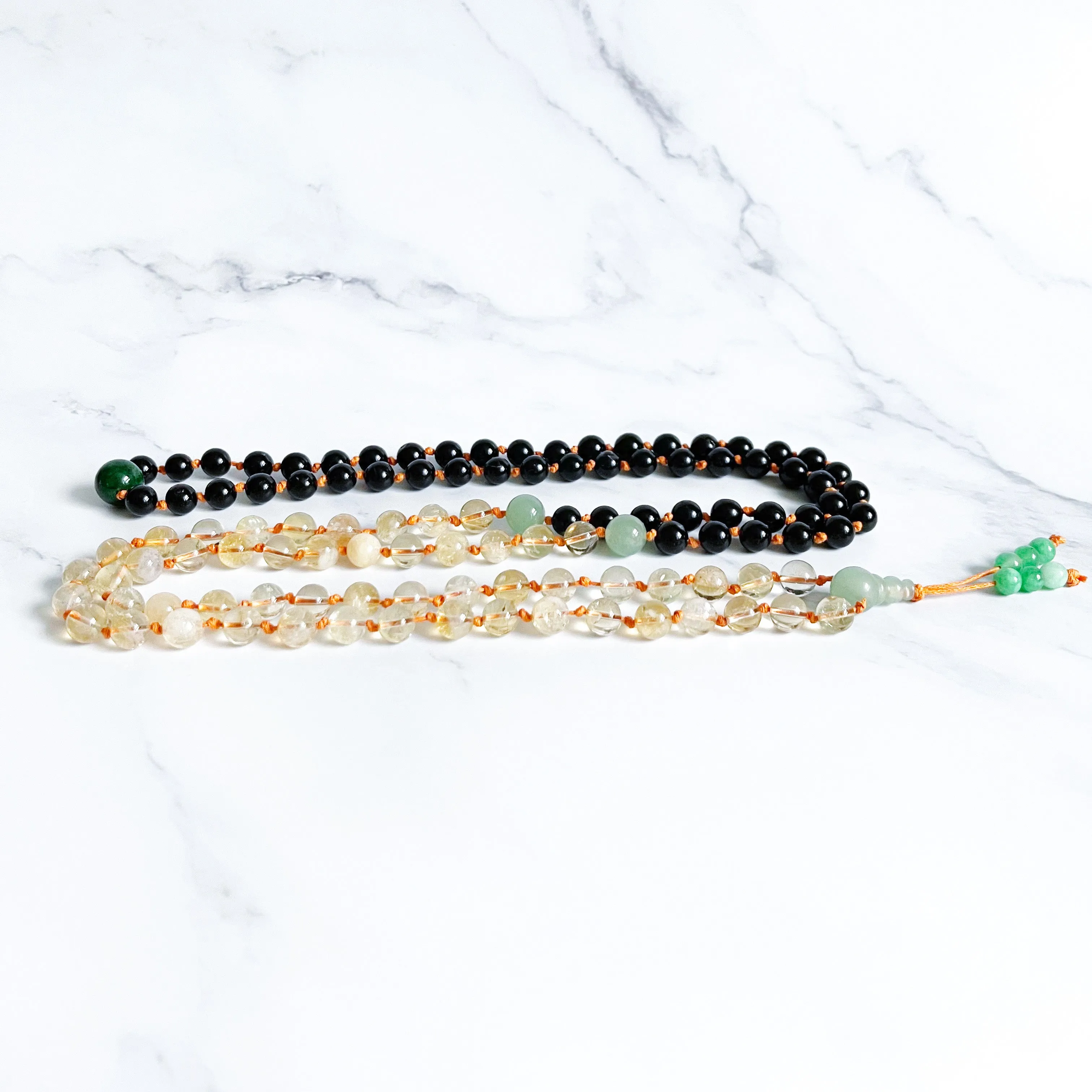 Adjustable 108 Mala Beads - Prosperity