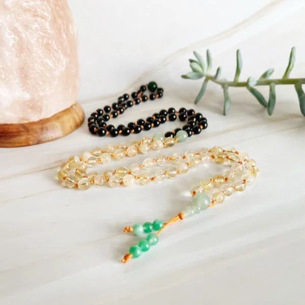 Adjustable 108 Mala Beads - Prosperity