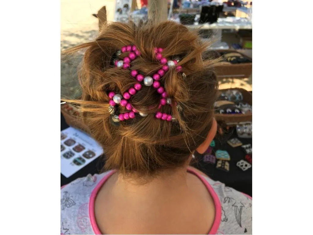African Butterfly Chameleon Hair Comb - Ndalena Blonde 32