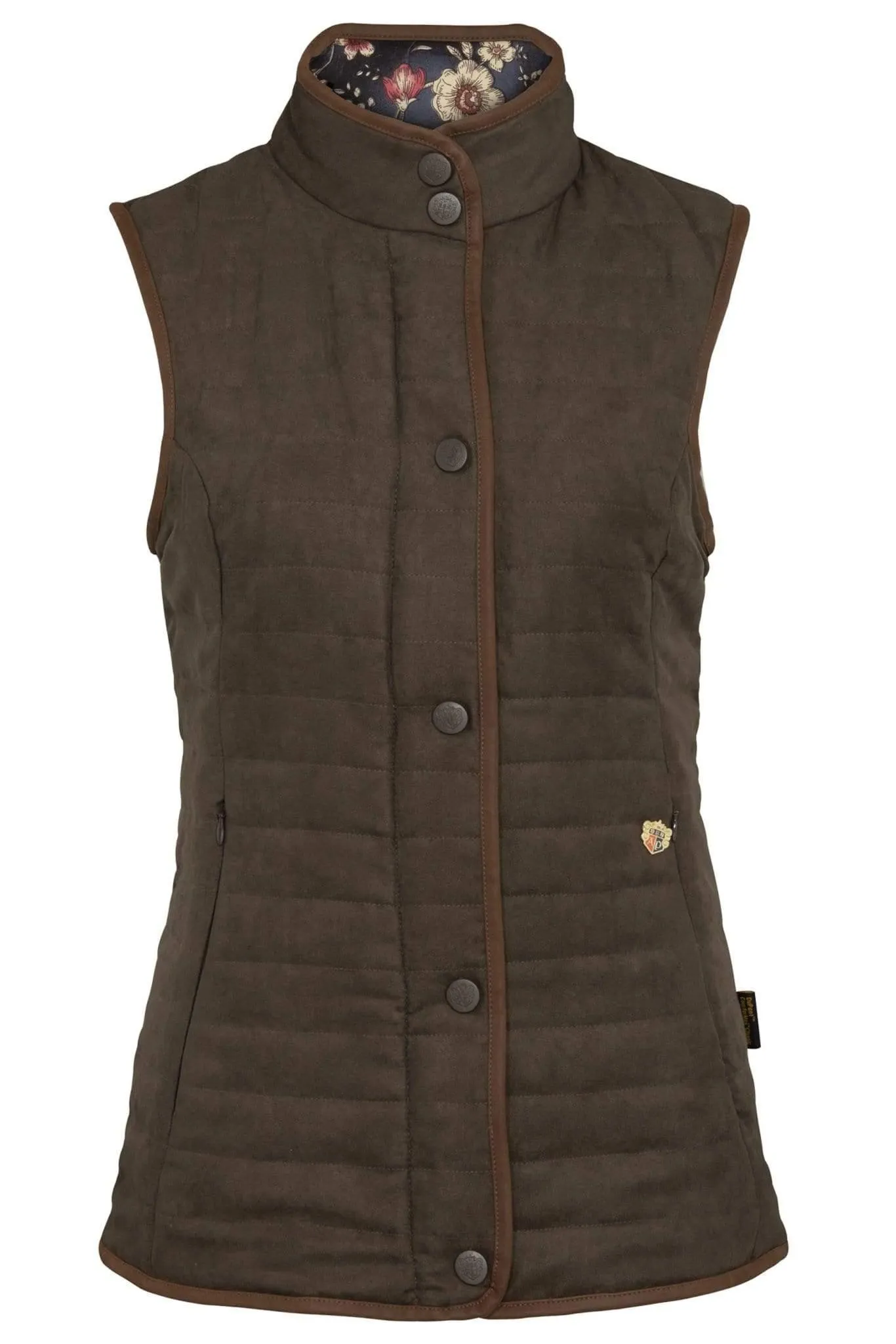 Alan Paine Women's Felwell Quilted Waistcoat Wren