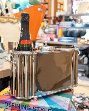 Alsace Brass Two Bottle Wine Cooler
