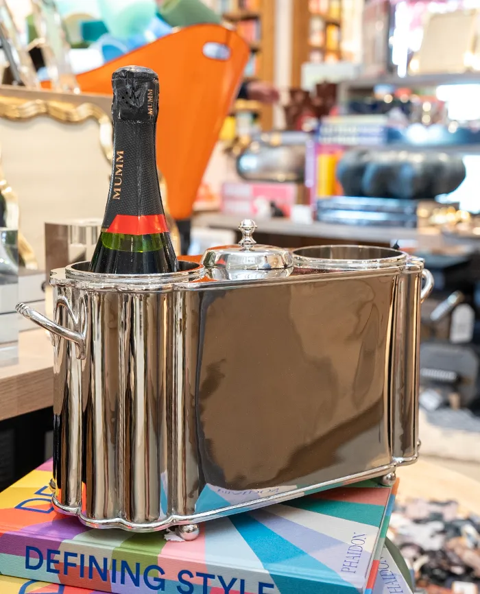 Alsace Brass Two Bottle Wine Cooler