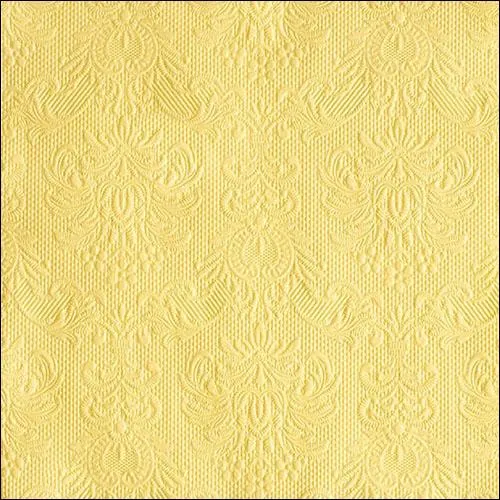 Ambiente Embossed Napkins Elegance Vanilla -  Available in 2 sizes