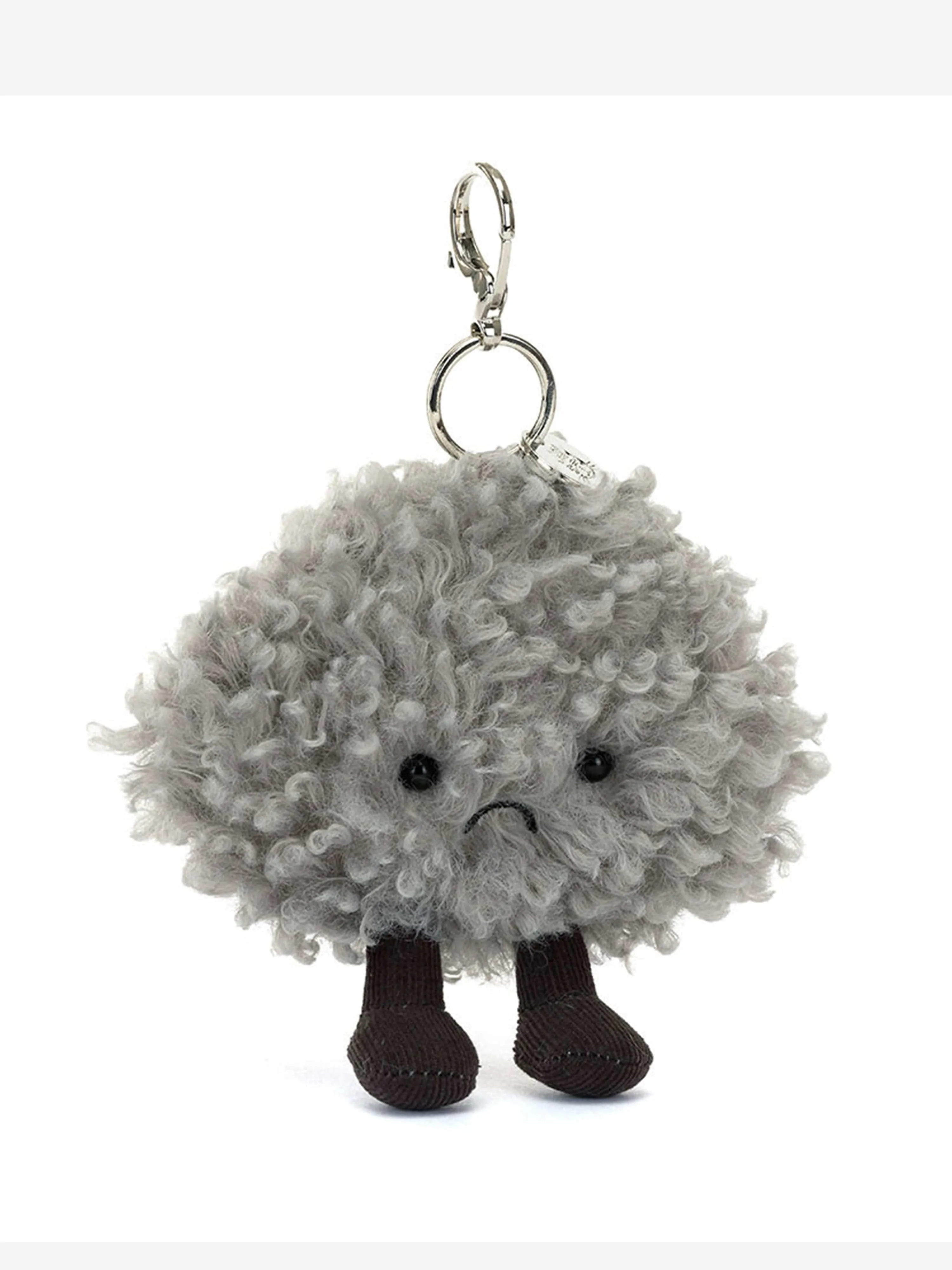 Amuseables Storm Cloud Bag Charm in Grey (17cm)