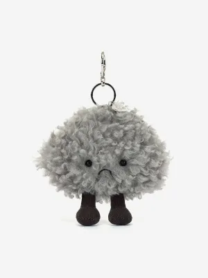 Amuseables Storm Cloud Bag Charm in Grey (17cm)