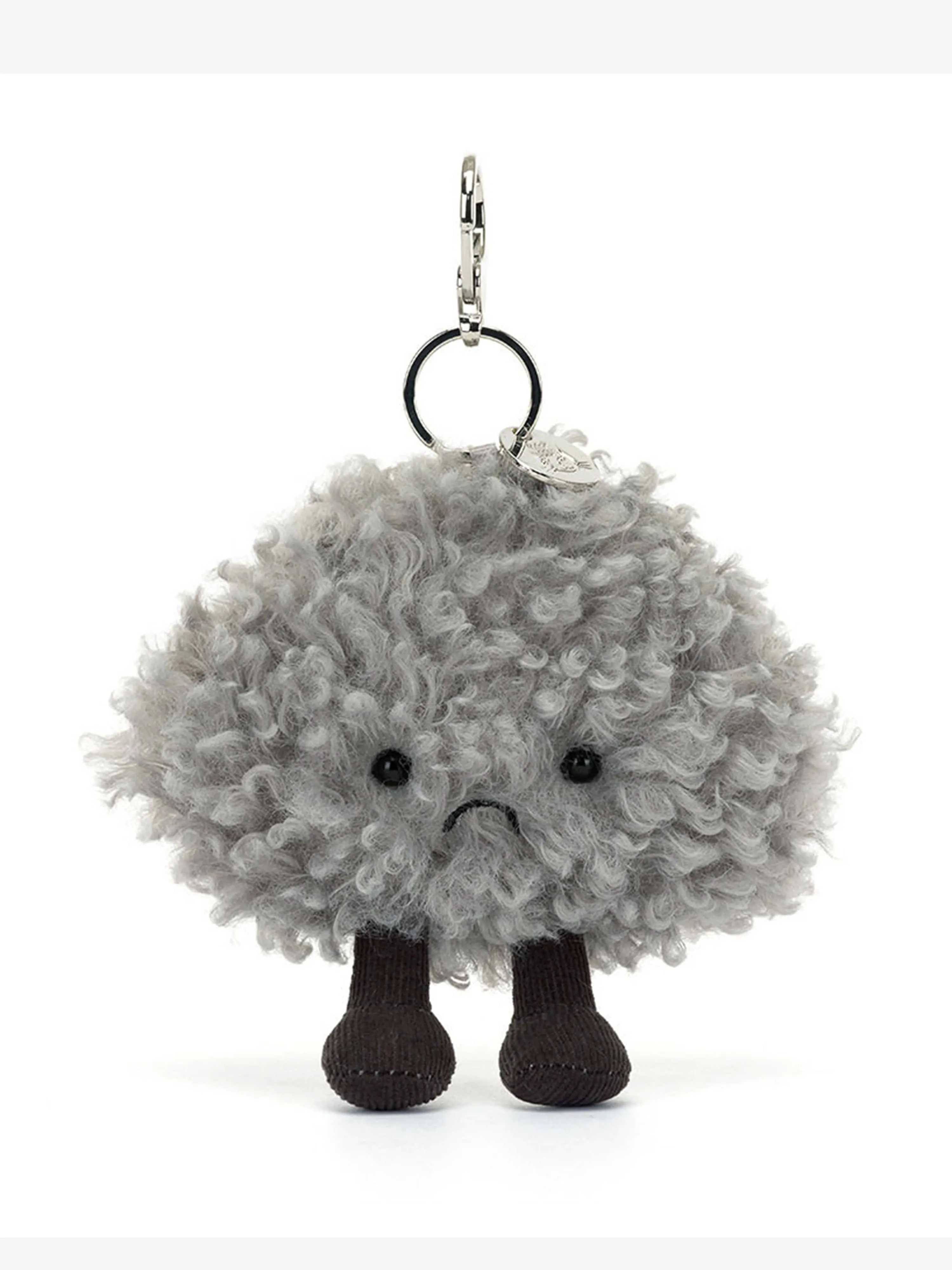 Amuseables Storm Cloud Bag Charm in Grey (17cm)