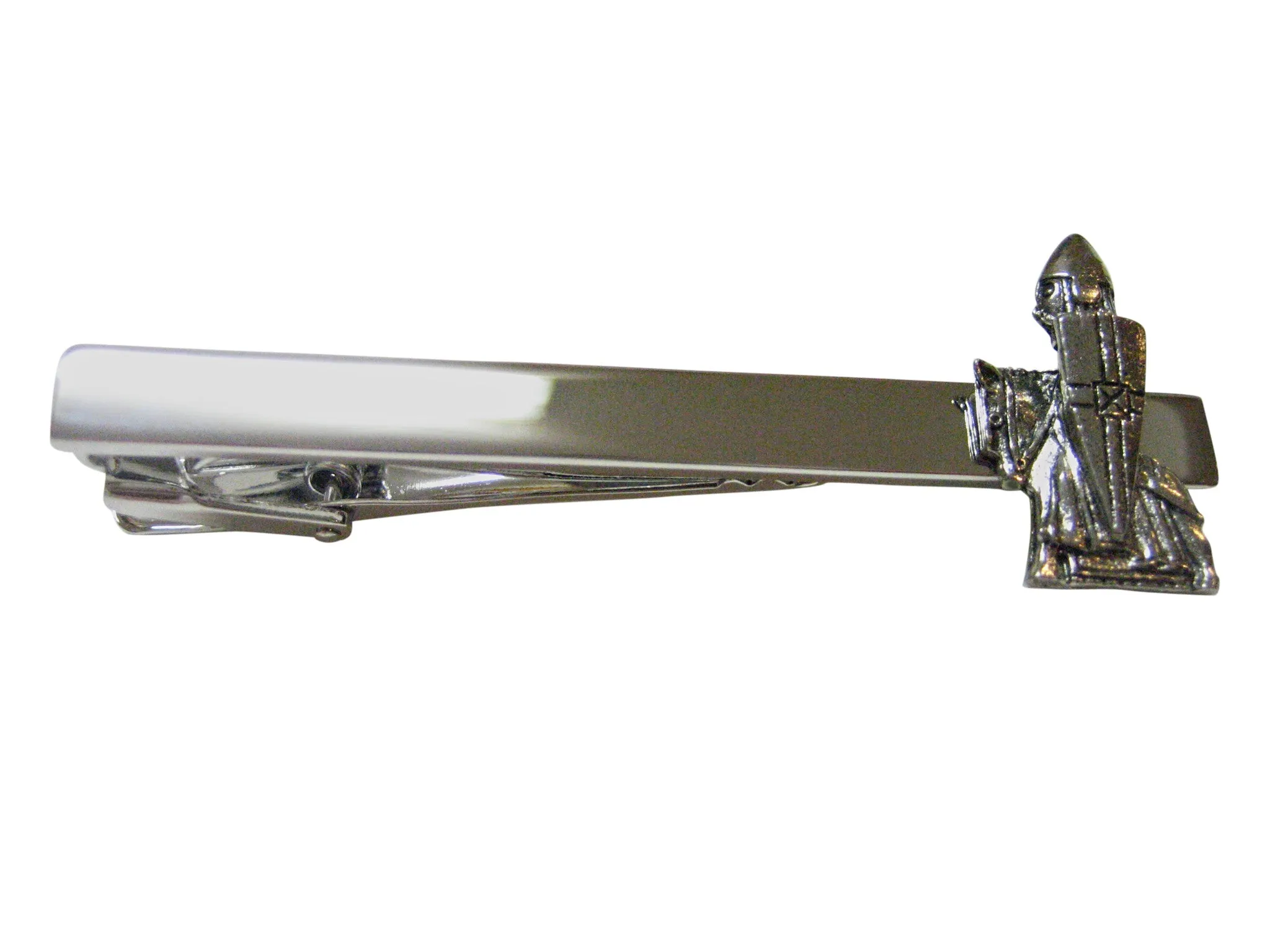 Ancient Knight Square Tie Clip
