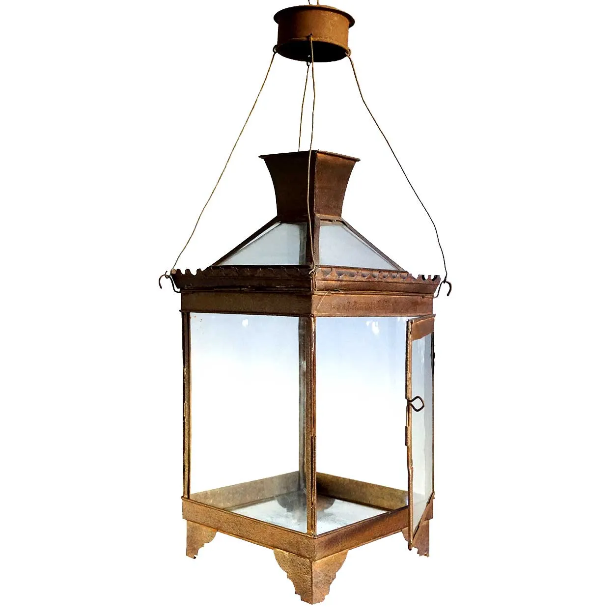 Anglo Indian Toleware Hanging Lantern