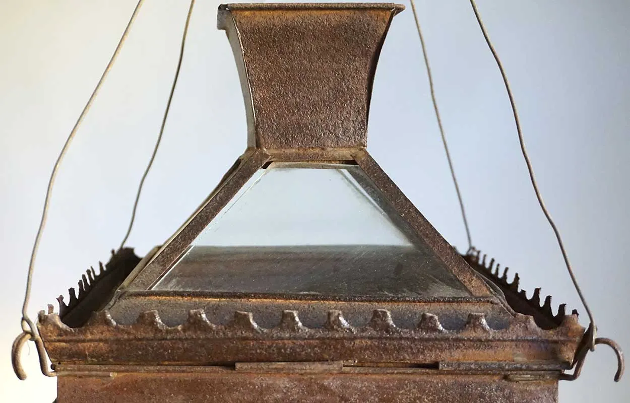 Anglo Indian Toleware Hanging Lantern