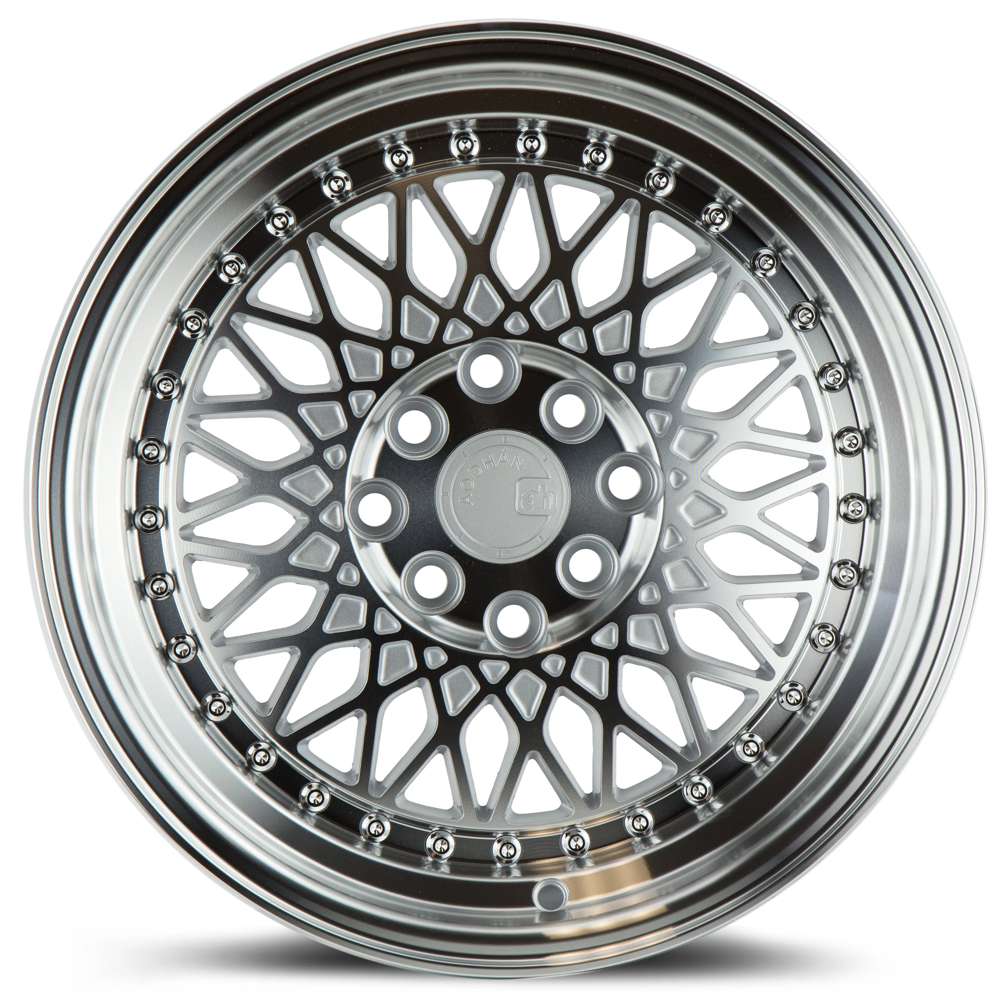 Aodhan AH05 15x8 4x100/114.3  20 Silver Machined Face And Lip