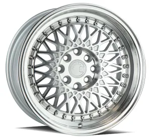 Aodhan AH05 15x8 4x100/114.3  20 Silver Machined Face And Lip