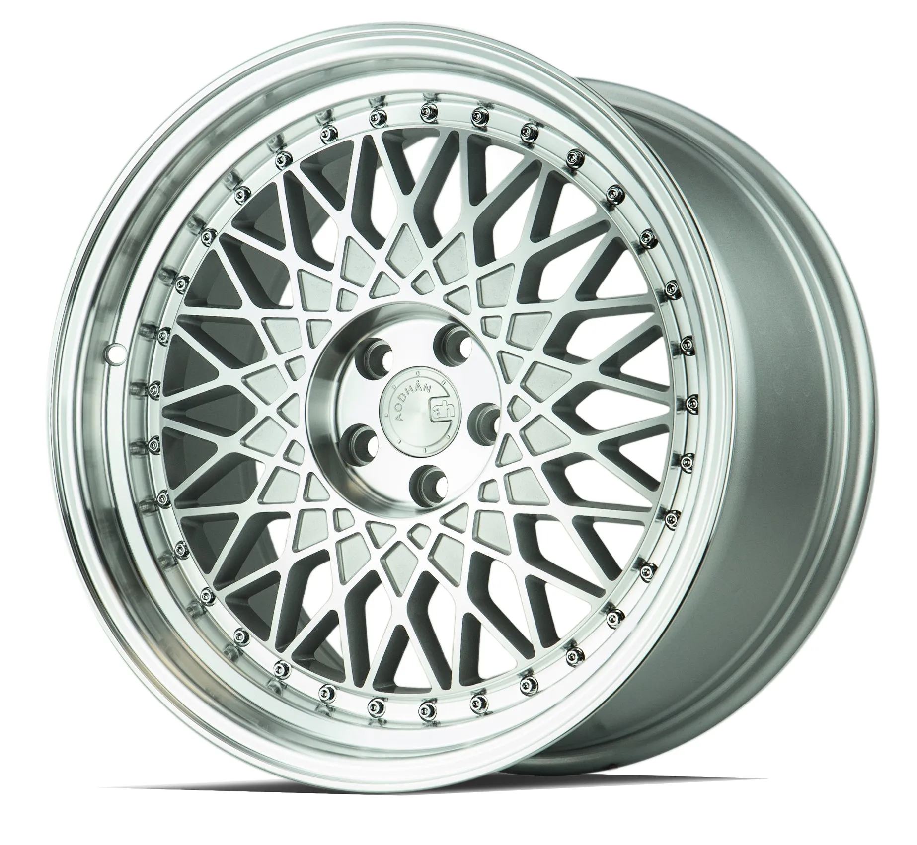 Aodhan AH05 18x9.5 5x100  35 Silver Machined Face And Lip