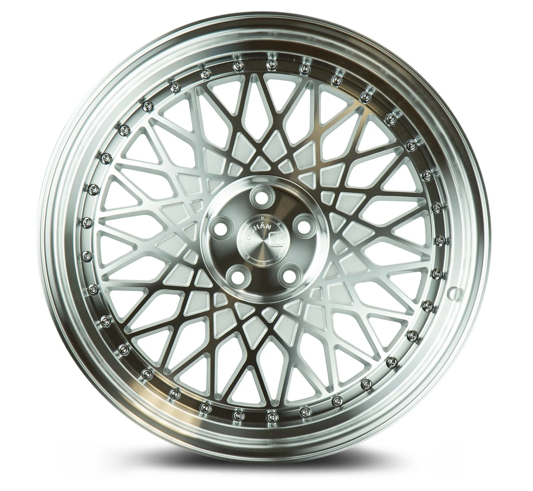 Aodhan AH05 18x9.5 5x100  35 Silver Machined Face And Lip