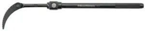 Apex Tool Group Indexing Pry Bar, Round Stock, 5.5 L Blade, Grooved Head Profile, Extendable, 21 in to 33 in, 82220