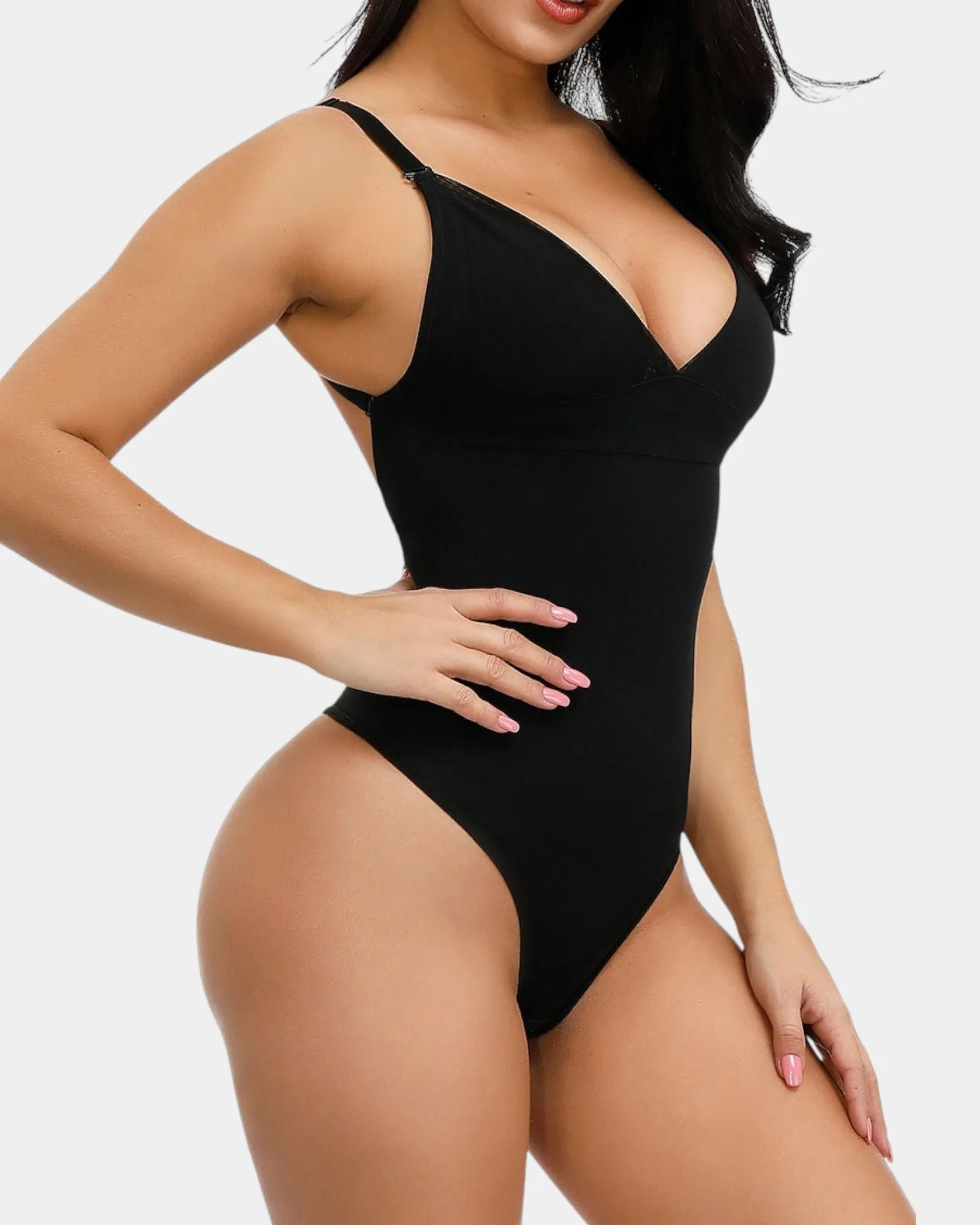 Aria Plunge Thong Bodysuit