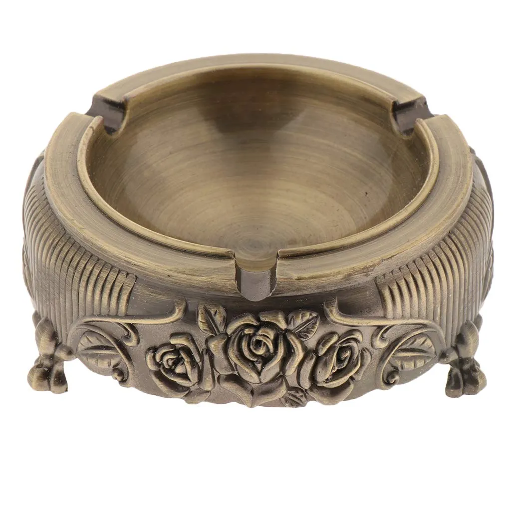 arythe VintARYe Cigar Ashtray European Style Mini Astray Home Bar Decor Bronze
