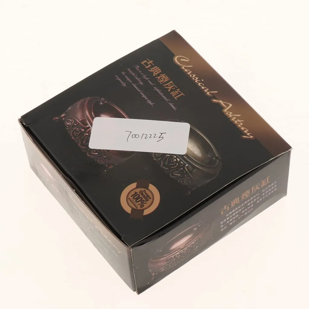 arythe VintARYe Cigar Ashtray European Style Mini Astray Home Bar Decor Bronze