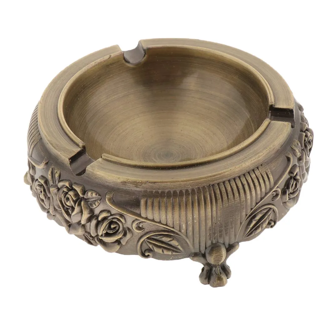 arythe VintARYe Cigar Ashtray European Style Mini Astray Home Bar Decor Bronze