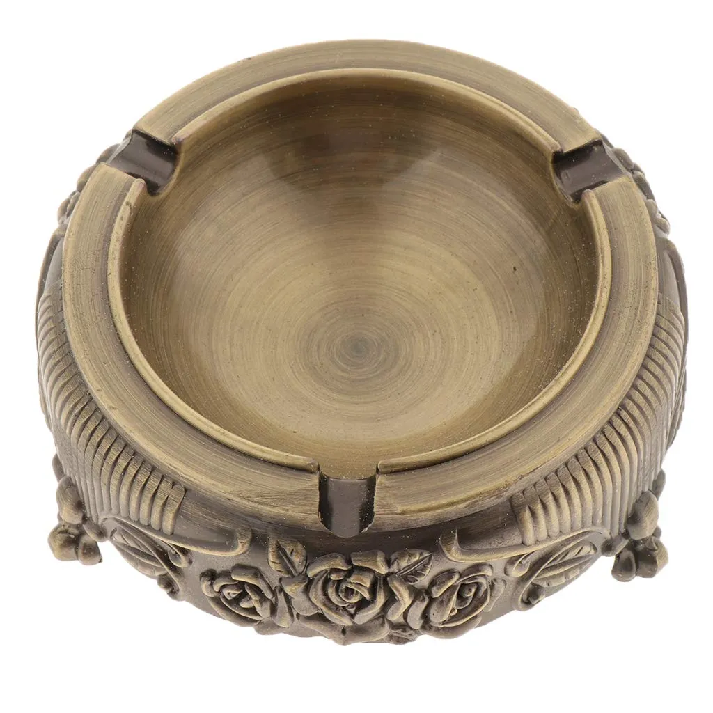 arythe VintARYe Cigar Ashtray European Style Mini Astray Home Bar Decor Bronze