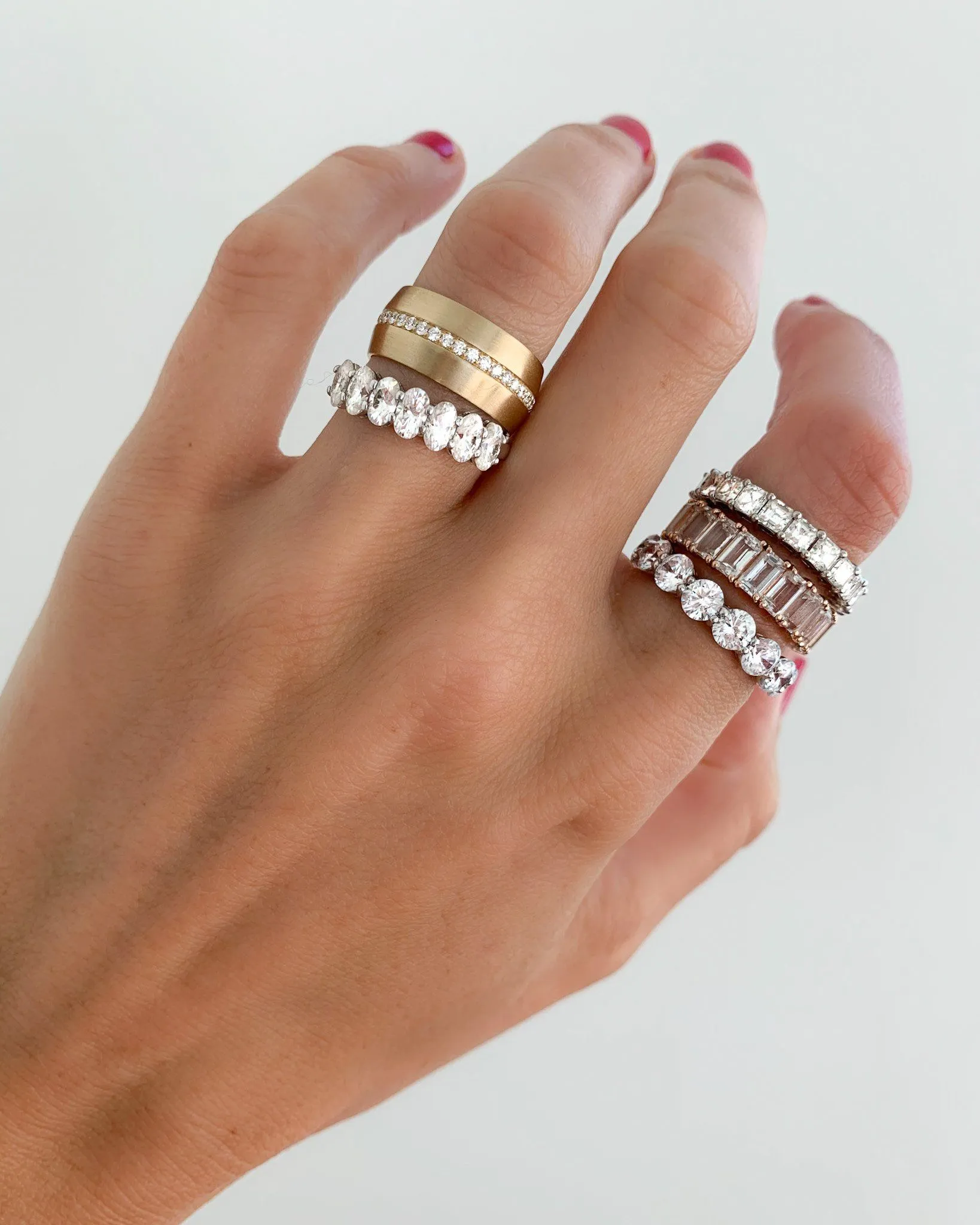 Asscher Cut Diamond Eternity Band