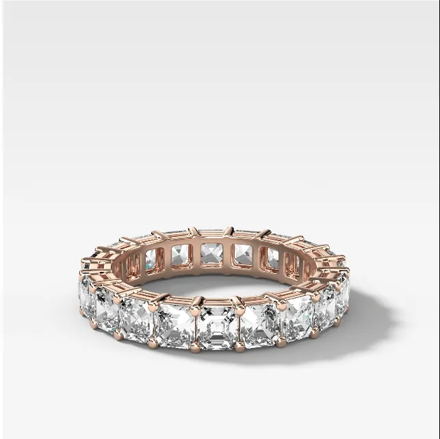 Asscher Cut Diamond Eternity Band