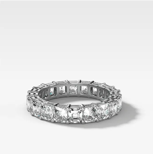 Asscher Cut Diamond Eternity Band